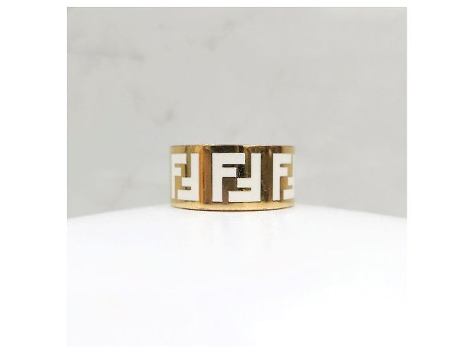 Fendi Forever Gold White breiter Ring - Ansicht 8