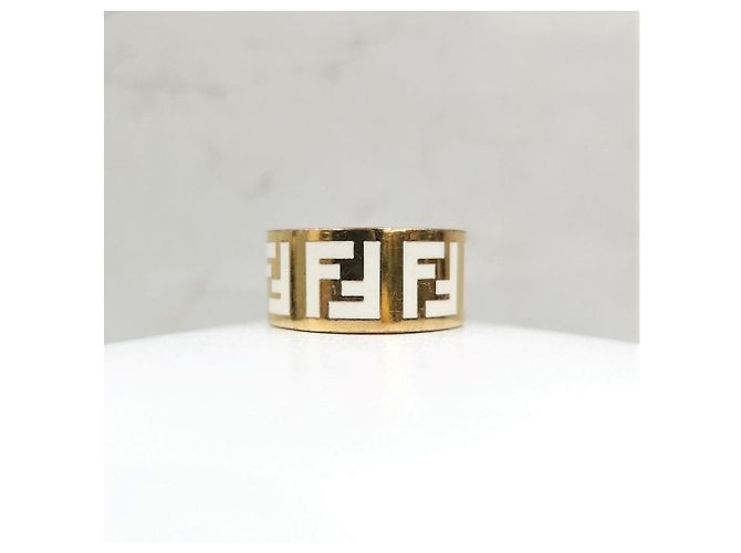 Fendi Forever Gold White breiter Ring - Ansicht 9
