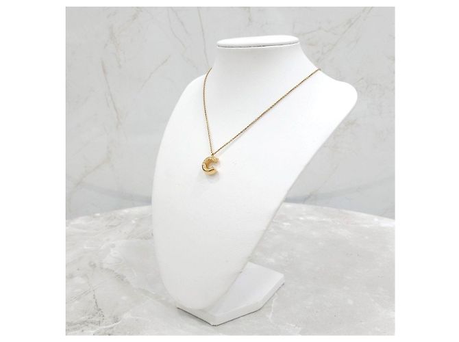 Louis Vuitton Goldene Initial-Anhängerkette - Ansicht 10