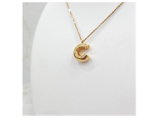Louis Vuitton Goldene Initial-Anhängerkette - Ansicht 12