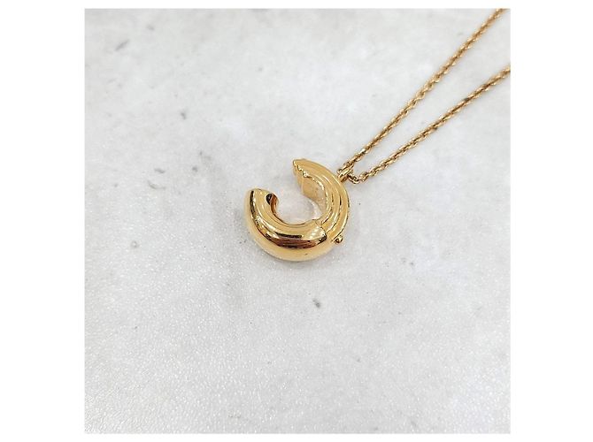 Louis Vuitton Goldene Initial-Anhängerkette - Ansicht 14