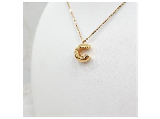 Louis Vuitton Goldene Initial-Anhängerkette - Ansicht 4
