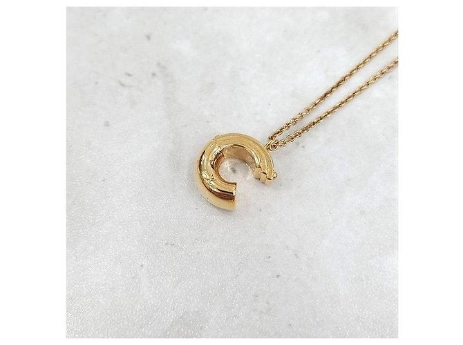 Louis Vuitton Goldene Initial-Anhängerkette - Ansicht 5