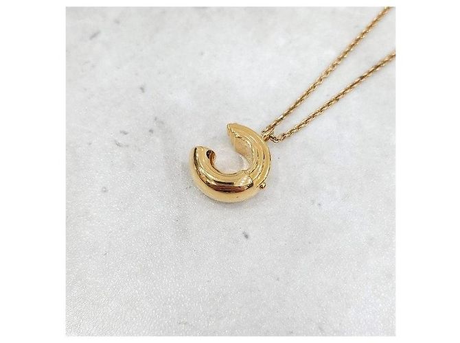 Louis Vuitton Goldene Initial-Anhängerkette - Ansicht 6