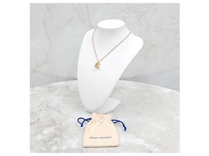 Louis Vuitton Goldene Initial-Anhängerkette - Ansicht 8