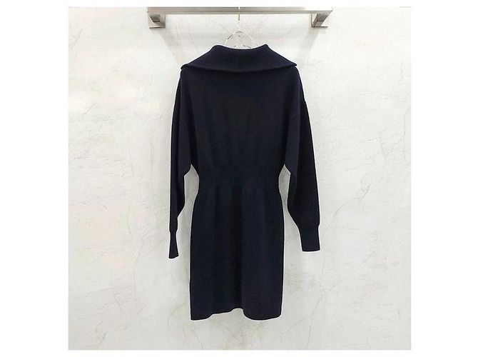 Isabel Marant Strickkleid mit gesticktem Logo - vista 2