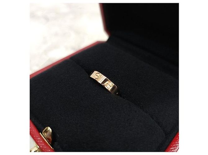 Cartier Anello Love Band Small Pink Gold - vista 4