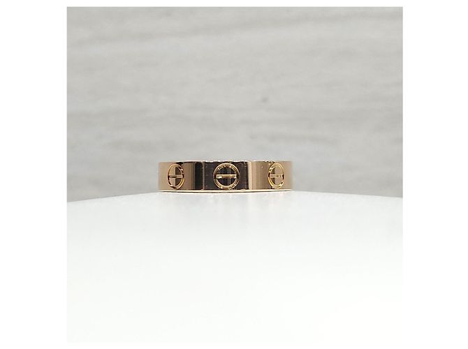 Cartier Anello Love Band Small Pink Gold - vista 6