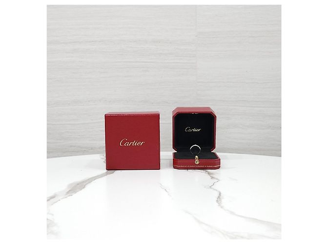 Cartier Ehering Platin Diamant Größe - Ansicht 12