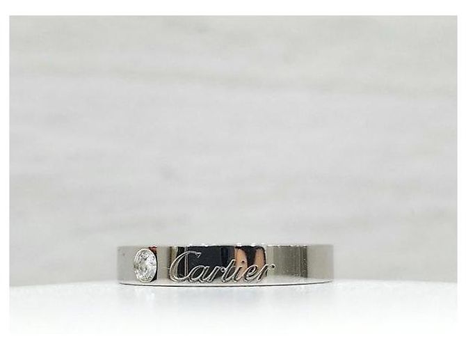 Cartier Ehering Platin Diamant Größe - Ansicht 2