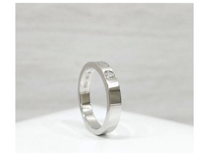 Cartier Ehering Platin Diamant Größe - Ansicht 4