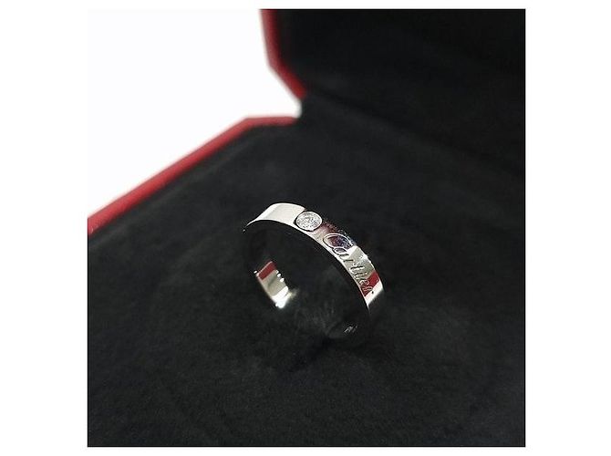 Cartier Ehering Platin Diamant Größe - Ansicht 5