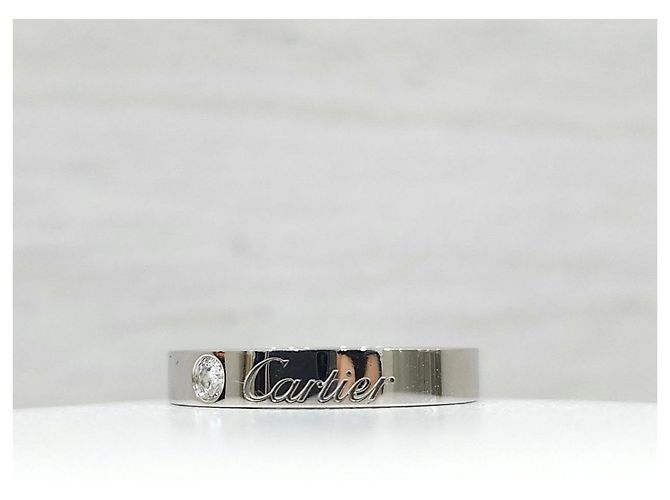 Cartier Ehering Platin Diamant Größe - Ansicht 8