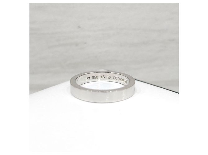 Cartier Ehering Platin Diamant Größe - Ansicht 9