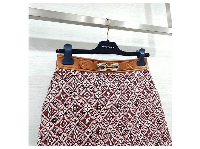 Louis Vuitton Minigonna a trapezio Monogram - vista 3