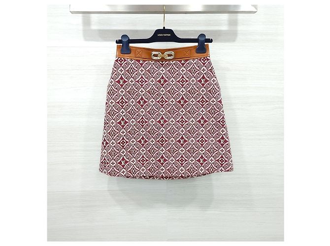 Louis Vuitton Minigonna a trapezio Monogram - vista 7
