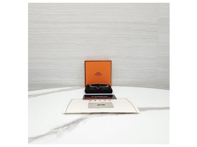 Hermès Bracciale Click PM Blue Gracie Silver - vista 12