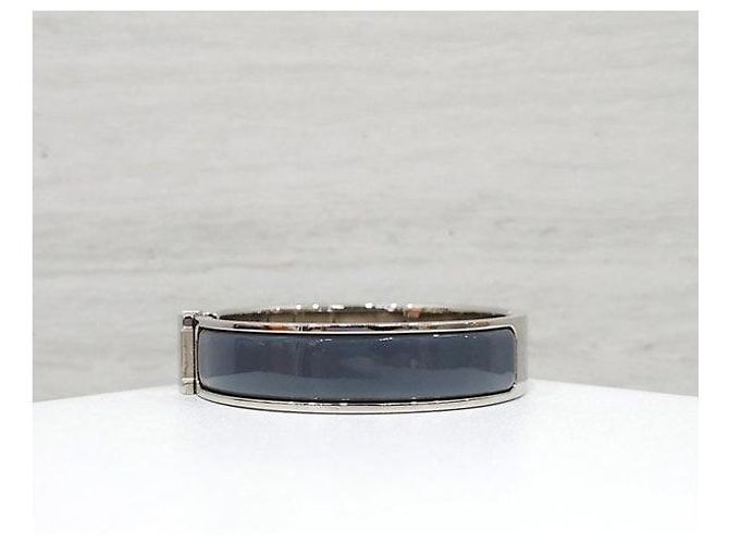 Hermès Bracciale Click PM Blue Gracie Silver - vista 2