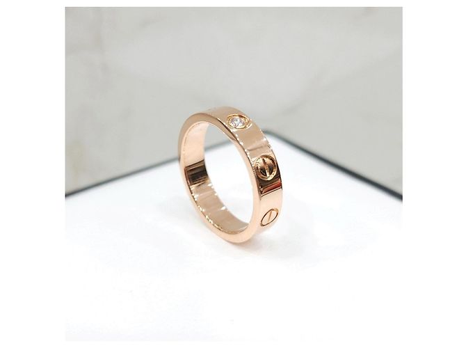 Cartier Diamond Love Band Ring Roségold - Ansicht 10