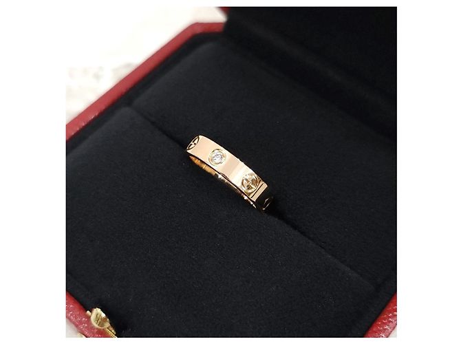 Cartier Diamond Love Band Ring Roségold - Ansicht 11