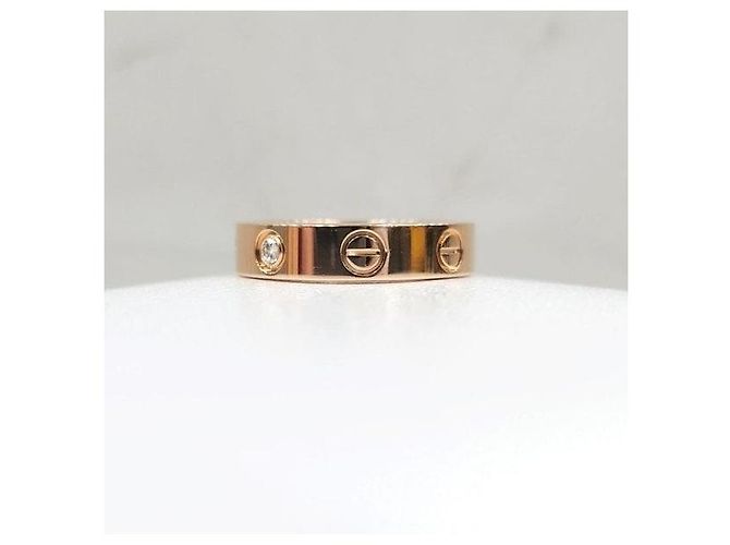 Cartier Diamond Love Band Ring Roségold - Ansicht 2