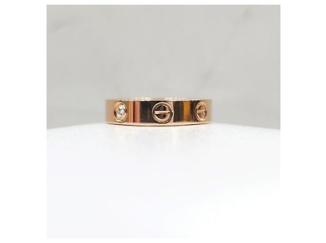 Cartier Diamond Love Band Ring Roségold - Ansicht 8