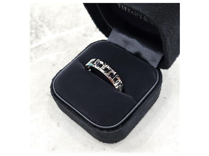 Tiffany & Co True Wide Ring Weißgold Größe - Ansicht 11