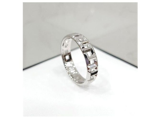 Tiffany & Co True Wide Ring Weißgold Größe - Ansicht 4