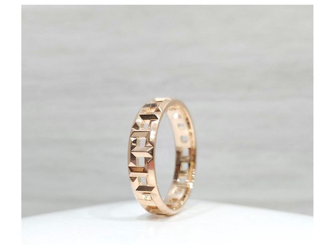 Tiffany & Co True Wide Ring Rose Gold Ring Größe - Ansicht 10