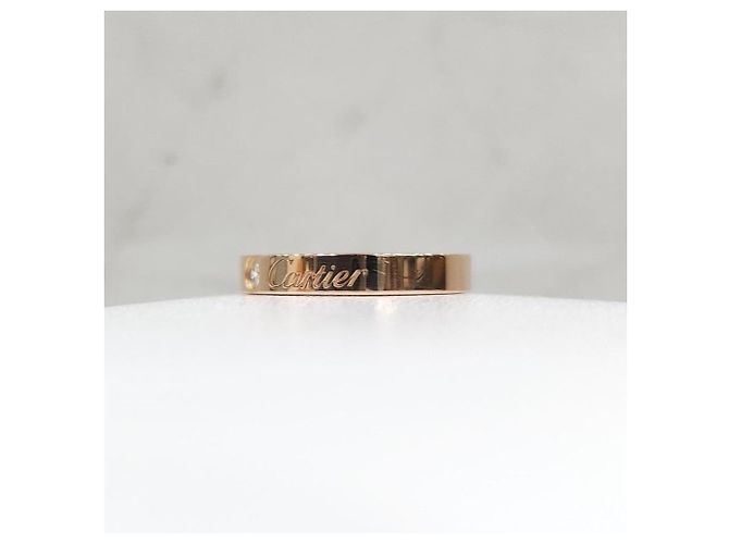 Cartier Diamond Ehering Rosegold, Größe - Ansicht 11