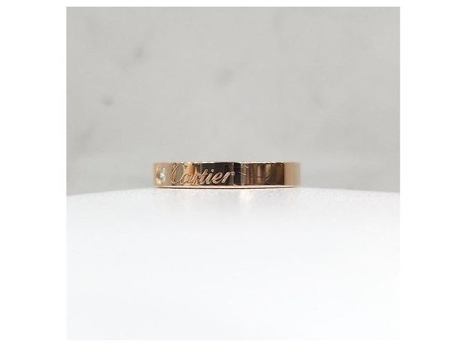 Cartier Diamond Ehering Rosegold, Größe - Ansicht 2