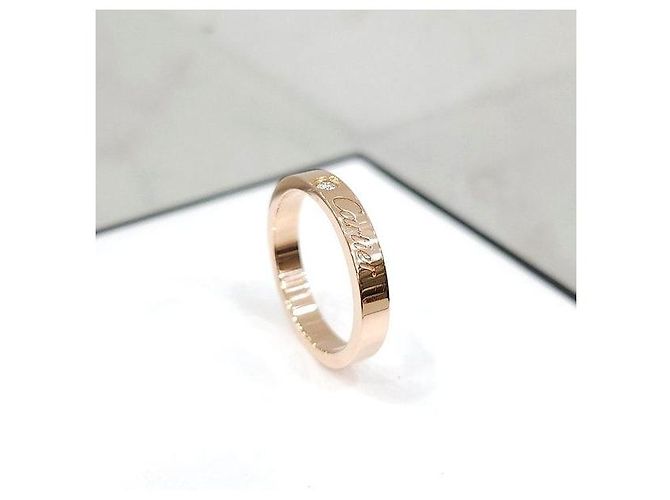 Cartier Diamond Ehering Rosegold, Größe - Ansicht 4