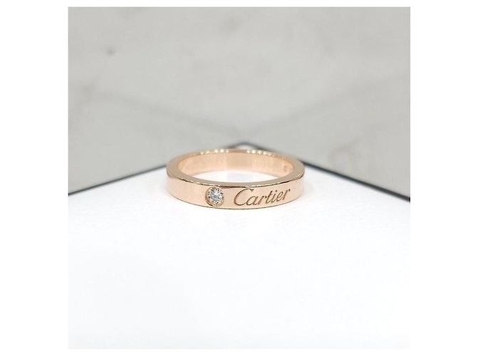 Cartier Diamond Ehering Rosegold, Größe - Ansicht 5