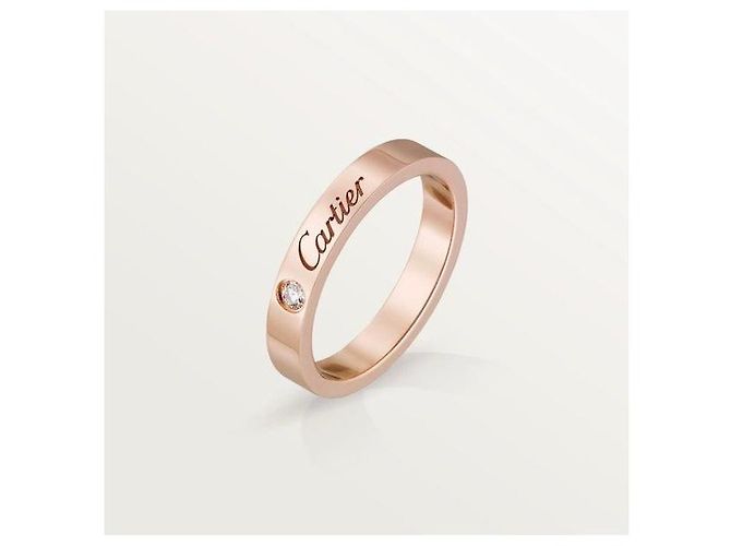 Cartier Diamond Ehering Rosegold, Größe - Ansicht 9