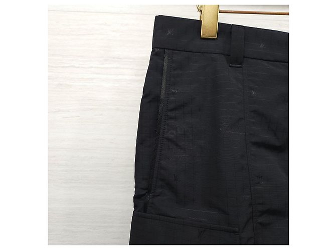 Pantaloncini Cargo Ripstop Louis Vuitton Verdi - vista 12