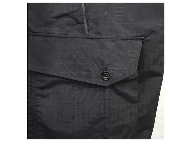 Pantaloncini Cargo Ripstop Louis Vuitton Verdi - vista 13