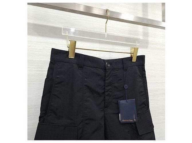 Pantaloncini Cargo Ripstop Louis Vuitton Verdi - vista 3