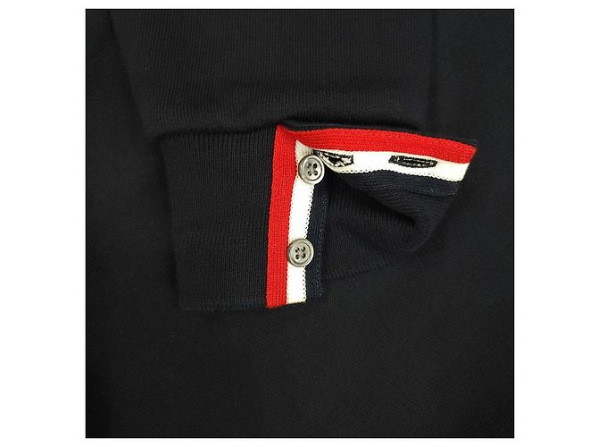Thom Browne Navy Back Logo Three Stripes Sweatshirt - view 13