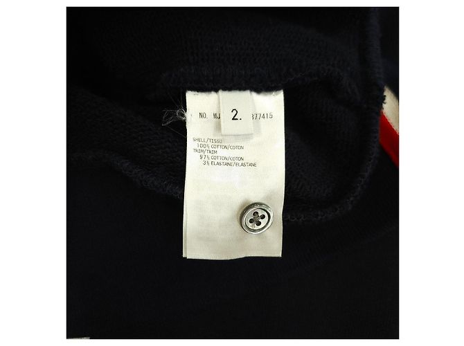 Thom Browne Navy Back Logo Three Stripes Sweatshirt - view 14