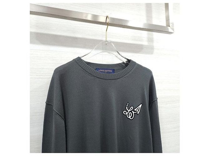 Louis Vuitton Bestickter Strickpullover mit Rundhalsausschnitt - Ansicht 3
