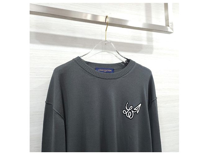 Louis Vuitton Bestickter Strickpullover mit Rundhalsausschnitt - Ansicht 9