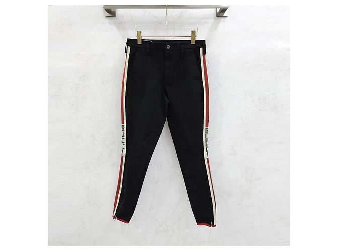 Gucci Pantaloni track GG Stripe - vista 6