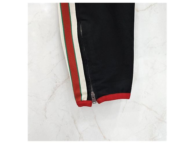 Gucci Pantaloni track GG Stripe - vista 9