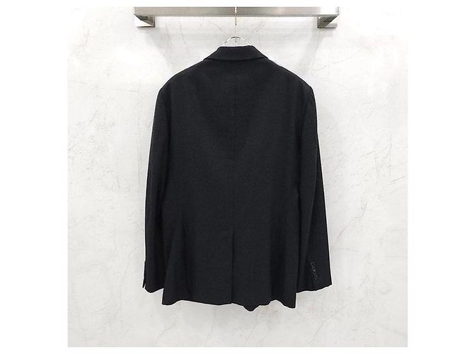 Hermès Schwarze Cashmere-Blazer-Jacke - Ansicht 2