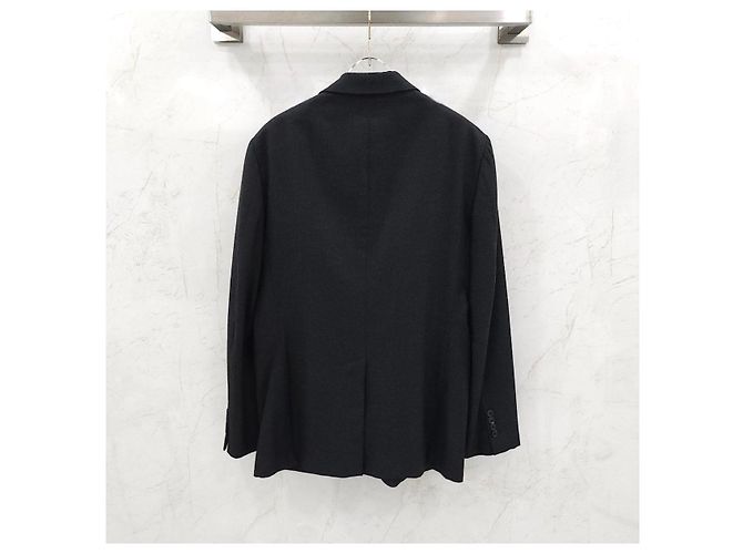 Hermès Schwarze Cashmere-Blazer-Jacke - Ansicht 6