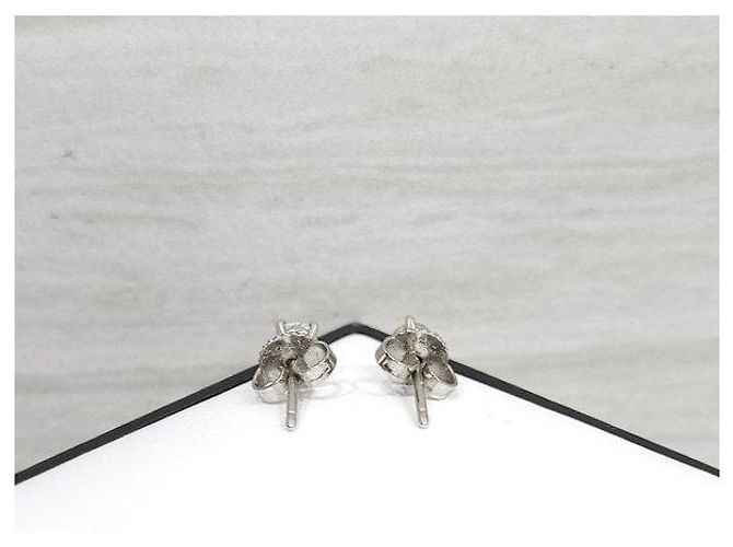 Tiffany & Co Platin Solitär-Diamantstecker - Ansicht 2