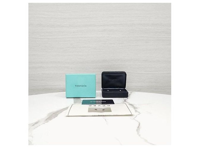 Tiffany & Co Platin Solitär-Diamantstecker - Ansicht 6