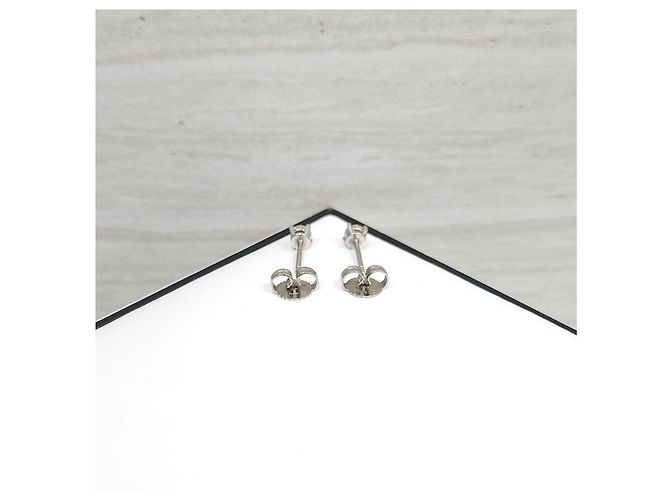 Tiffany & Co Platin Solitär-Diamantstecker - Ansicht 9