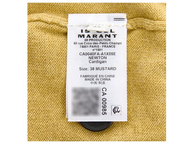 Isabel Marant Strickjacke Senfgelb - Ansicht 8