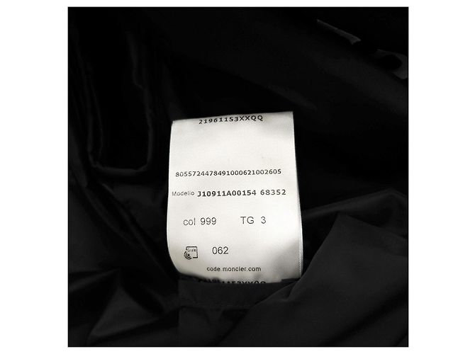 Moncler Giacca antivento con cappuccio e logo - vista 15